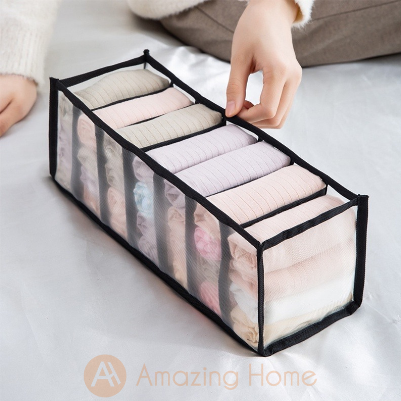 Amazing Home 7 Slots Storage Box Organizer