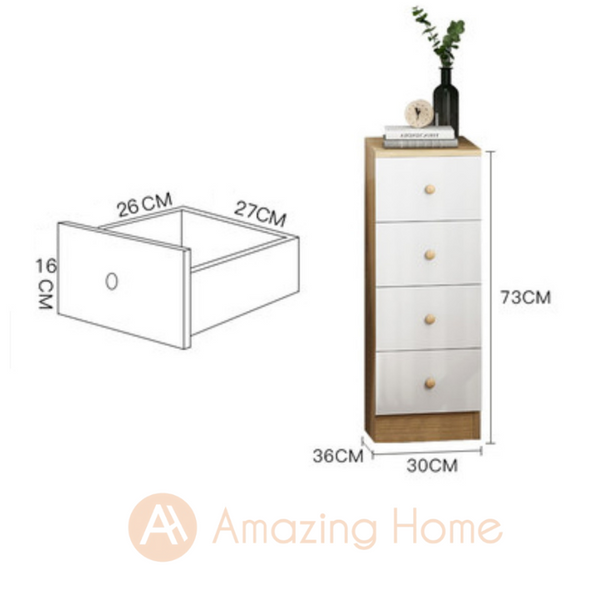 Bianca Chest of 4 + 5 Drawer Multifunctional Storage
