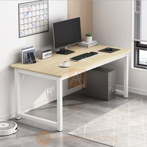 Aymer Study Table Office Desk Beige Small