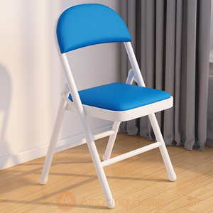 Swain Padded Folding Chair Blue