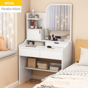 Ella Dressing Table Drawer Square Makeup Mirror