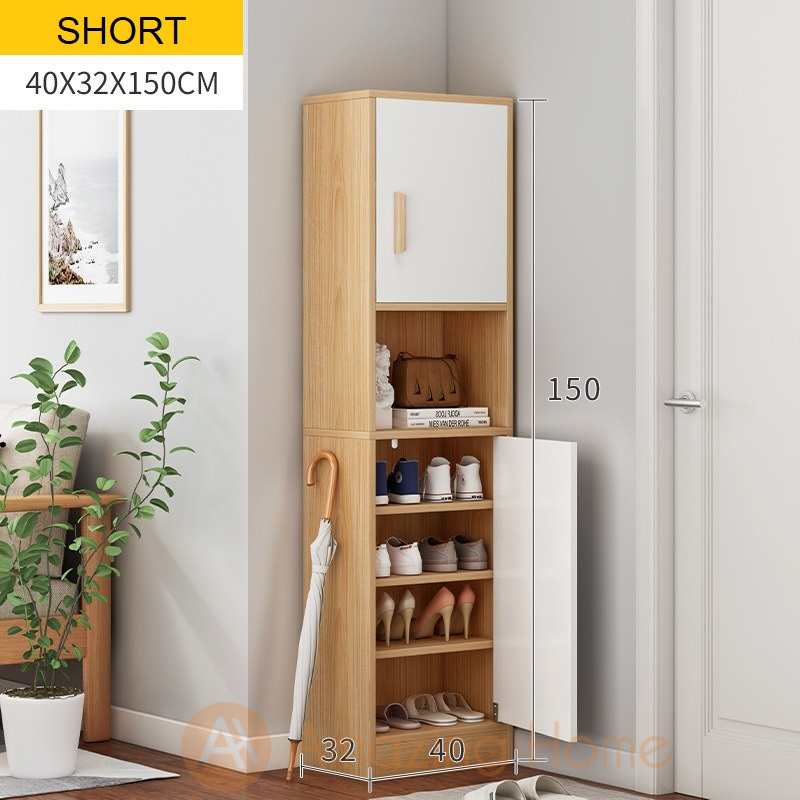 Anya Hallway Narrow Shoe Cabinet Short