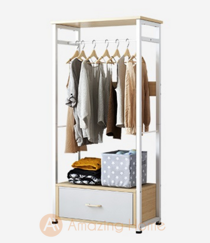 Taya Wardrobe Clothes Storage Rack Small