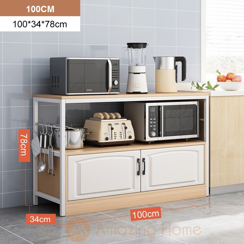 Larsen 2 Door Kitchen Storage Shelf Organizer