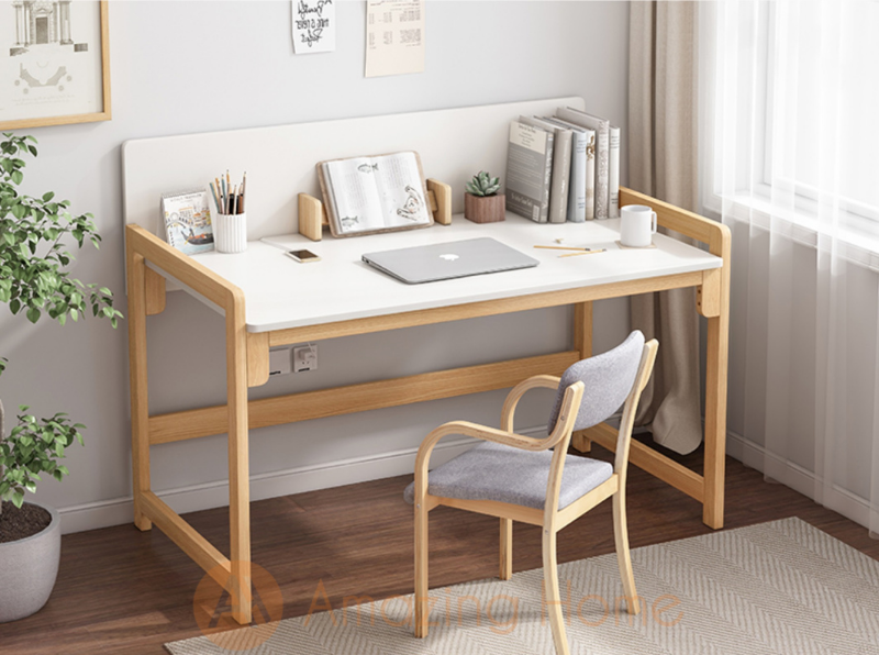 Sakura Study Table With Book Stand