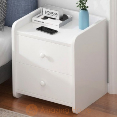Blanca 2 Drawer Bedside Table Bedside Cabinet