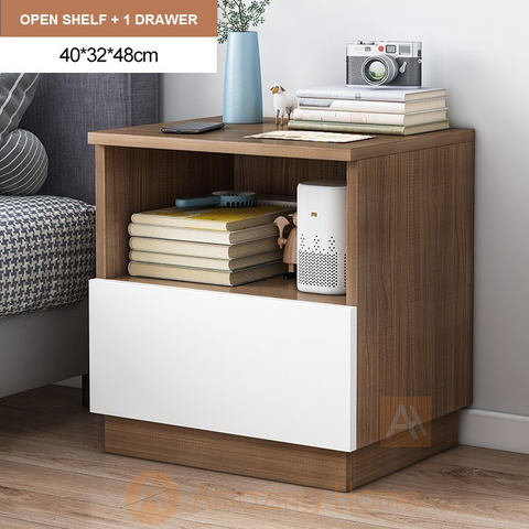 Aaren Bedside Cabinet 1 Drawer Bedside Table