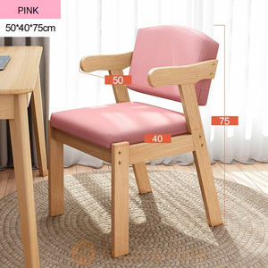 Magnus Pink Wood Chair