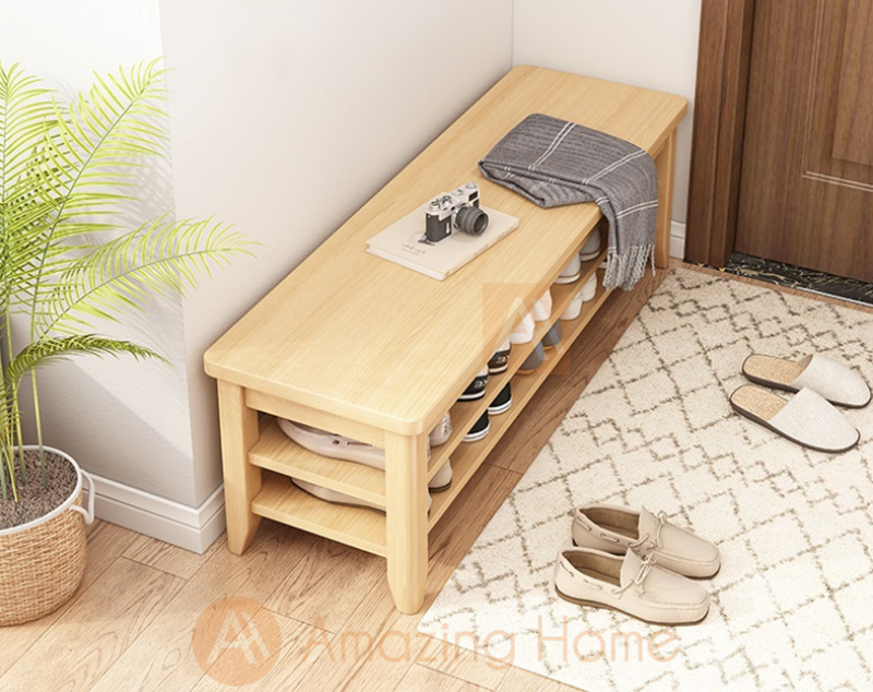 Shizen 3 Tier Shoe Bench Shoe Rack Medium
