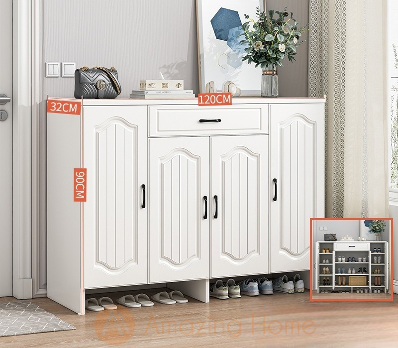 Aksel Hallway Shoe Cabinet 120cm