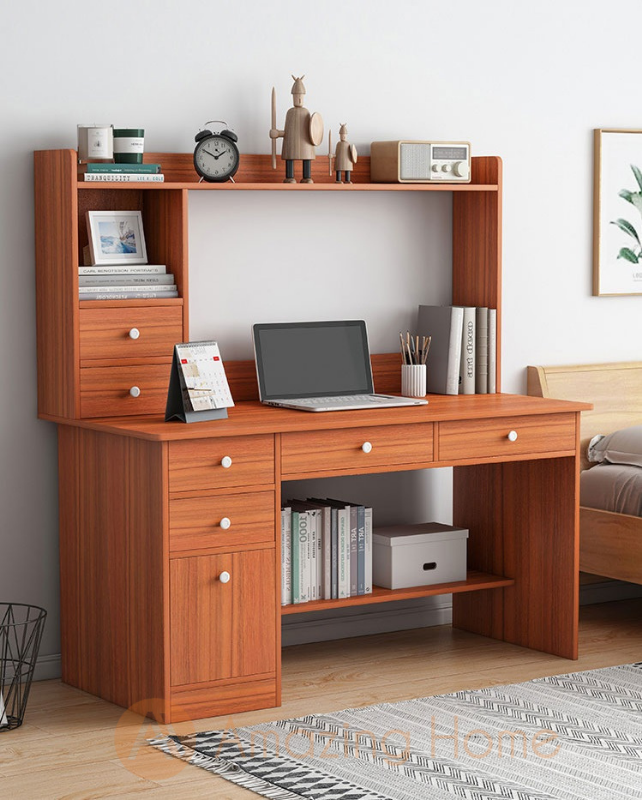 Kasper Multifunction Workstation Study Table Office Desk With Drawer Cupboard