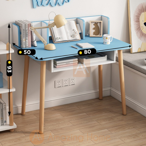 (Stock Clearance) Amazing Home Children Study Table Study Desk Blue