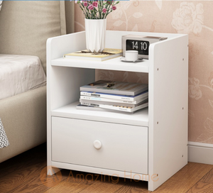 Enkel White Bedside Table Bedside Cabinet With Drawer