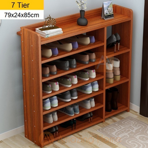 Hazel 7 Tier Wooden Shoe Rack Large