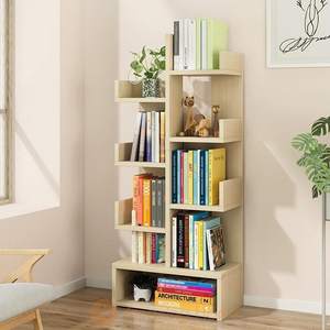 Olaf 9 Tier Bookshelf Bookcase With Open Shelf