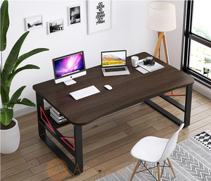 Aquino Study Table Office Desk With Book Shelf Large