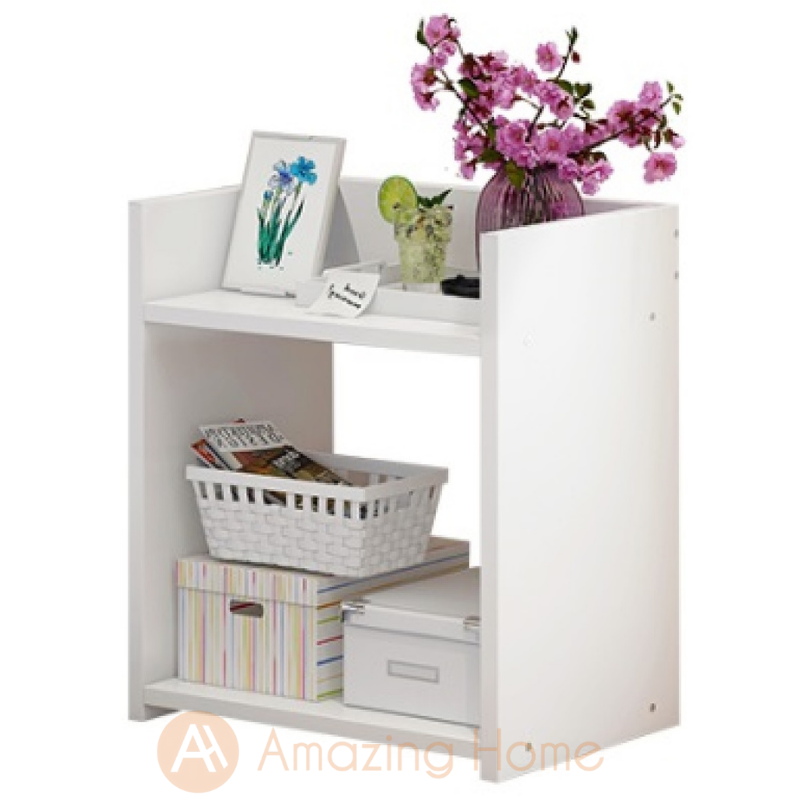 Enkel Basic Bedside Table Side Table White