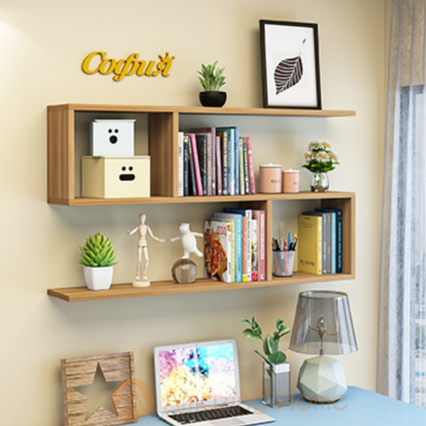 Vivo 2 Layer Floating Wall Shelf