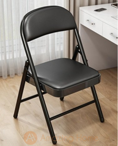 Swain Padded Folding Chair Black